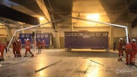 Torino, proseguono i lavori per l’area sanitaria Covid al Valentino