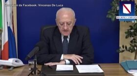 Coronavirus, De Luca: “Da 3-4 giorni percentuale positivi su tamponi scende”