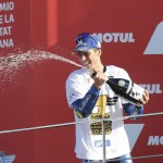 A Valencia show Morbidelli nel giorno del trionfo mondiale di Mir