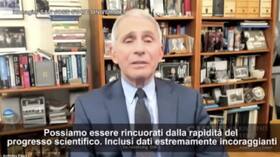 Covid, Fauci: “Mai sviluppato un vaccino in così poco tempo”