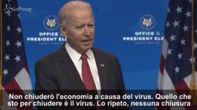 Biden: “Non ci sarà nessun lockdown nazionale” | VIDEO