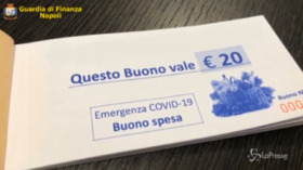 Napoli, oltre 700 percettori illeciti bonus spesa Covid: multe per 250mila euro