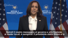 Kamala Harris: “Davanti alla pandemia non ci sono democratici o repubblicani, siamo tutti americani”