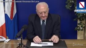 De Luca: “Ma quale zona rossa, la Campania al massimo è zona rosè”