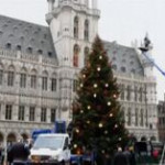 Bruxelles, si accende l’albero di Natale