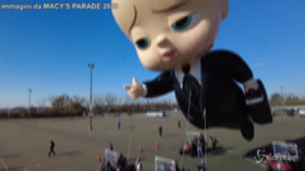 New York, tutto pronto per la parata del Thanksgiving Day: nei carri anche Baby Boss