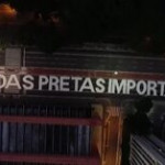 Brasile, la scritta in portoghese “Black Lives Matter” sul marciapiede di San Paolo