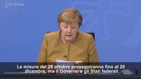 Germania, Merkel: “Lockdown parziale proseguirà fino al 20 dicembre”