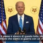 Coronavirus, Biden: “Chiediamo agli americani di rinunciare alle tradizioni di famiglia”