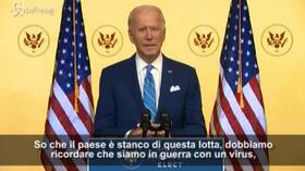 Coronavirus, Biden: “Chiediamo agli americani di rinunciare alle tradizioni di famiglia”