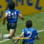 Maradona segna il gol più bello della storia del calcio