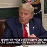 Usa, Trump: “Lascerò la Casa Bianca se il Collegio Elettorale deciderà per Biden”