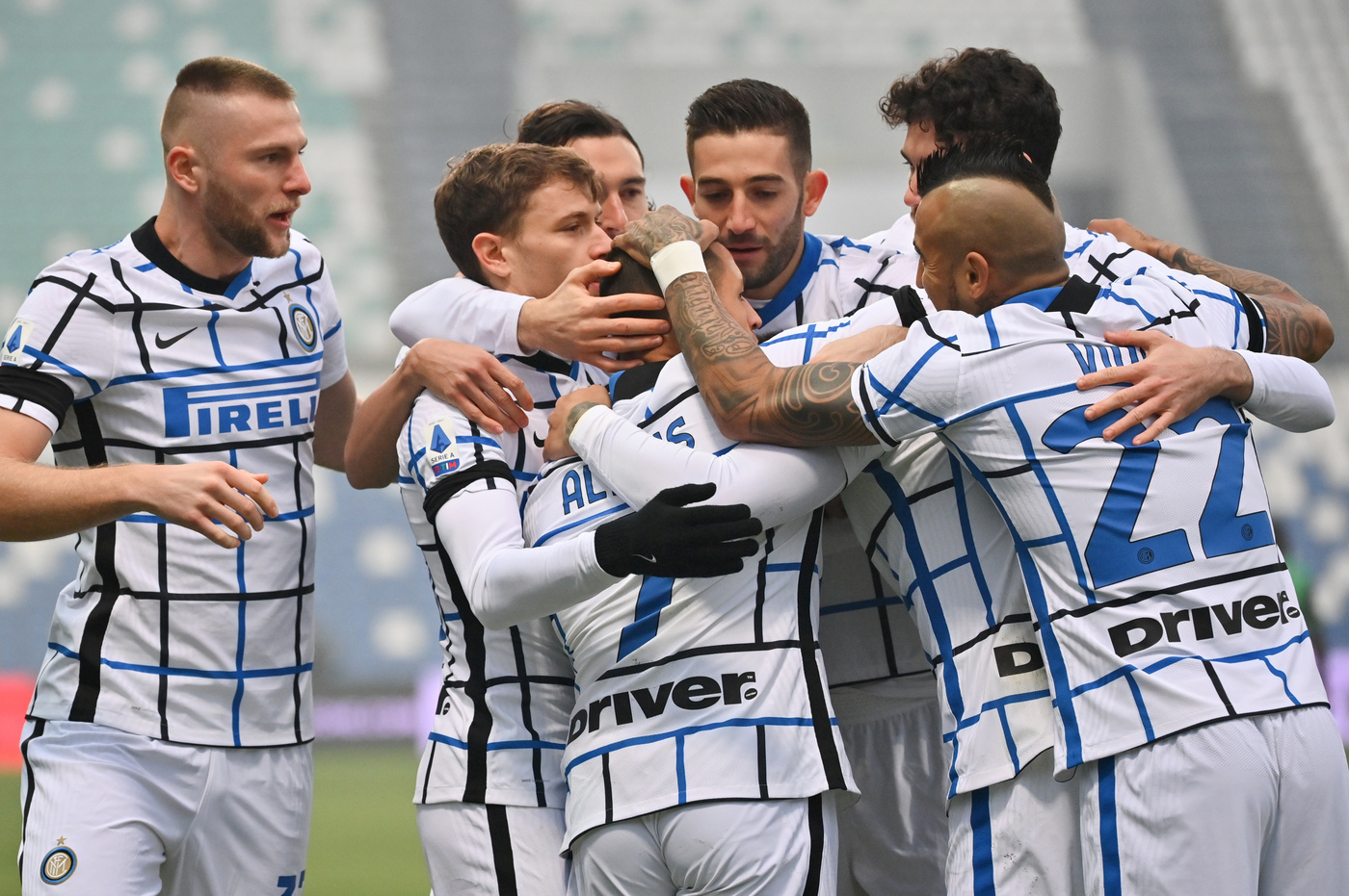 Serie A, Conte ritrova la ‘sua’ Inter. In casa del Sassuolo finisce 0-3