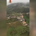 Sardegna, Bitti invasa dal fango vista dall’alto