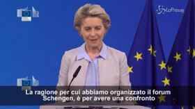 Schengen, von der Leyen: “Dobbiamo farlo funzionare”