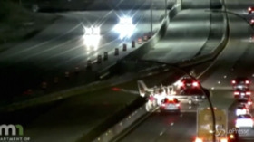 Usa: aereo atterra su autostrada del Minnesota e si schianta contro un Suv
