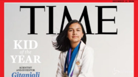 ‘Time’ dedica copertina a scienziata prodigio 15enne