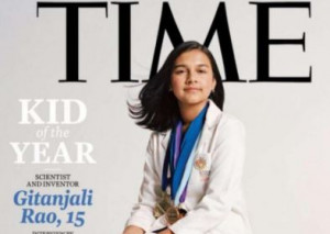 La copertina del Time per la ragazza dell’anno: è la scienziata prodigio Rao
