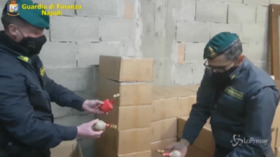Sant’Antimo (Napoli), sequestrata una tonnellata di fuochi d’artificio illegali