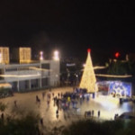 Natale, Betlemme accende il suo albero