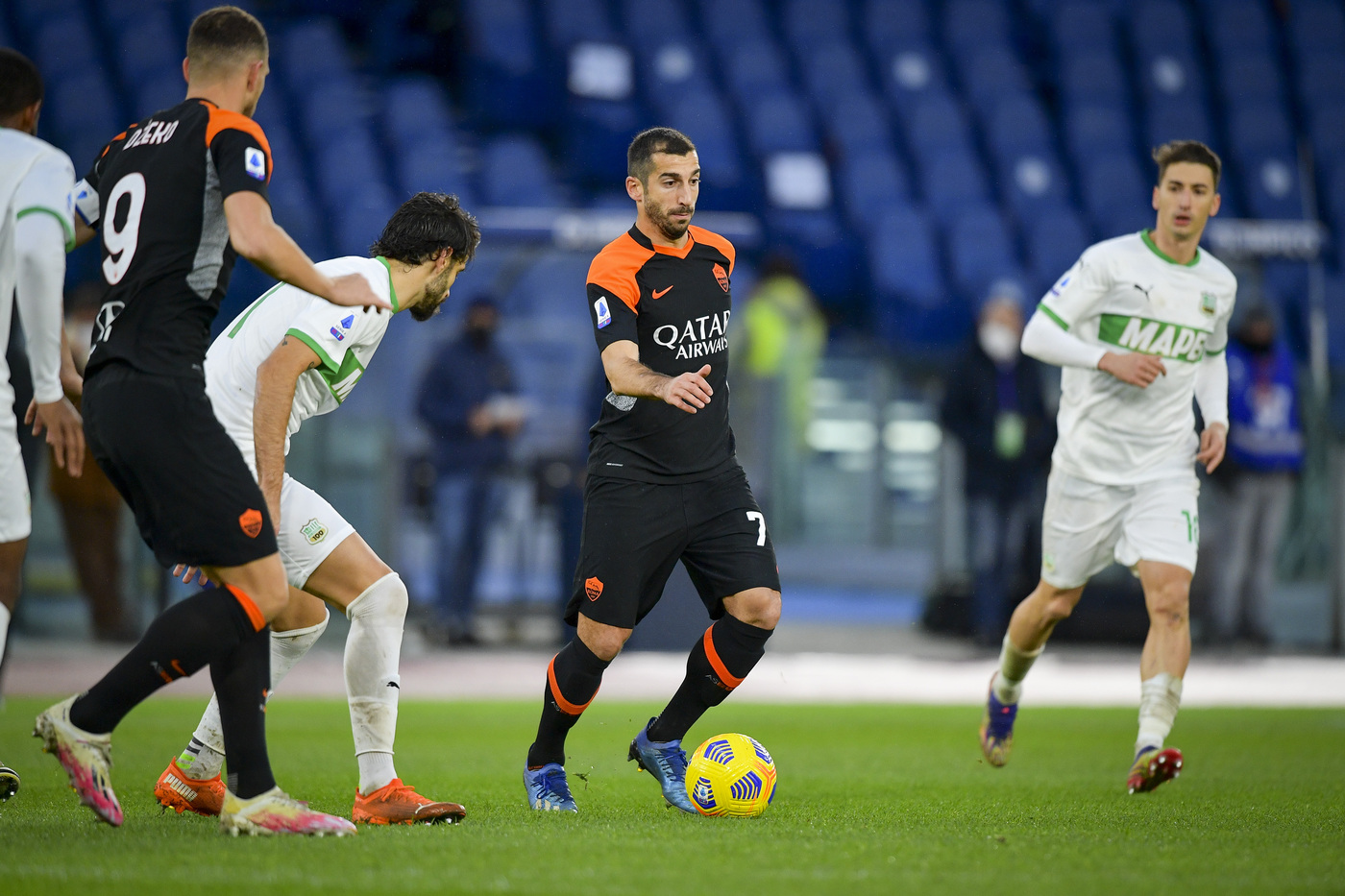 Serie A, è doppio 0-0 in Roma-Sassuolo e Parma-Benevento