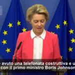 Von der Leyen: “Negoziati accordo commerciale continuano”