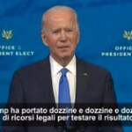 Usa 2020, Biden: “È il momento di voltare pagina per guarire”