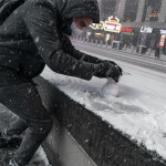 Forte nevicate a New York