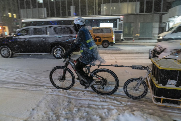 Forte nevicate a New York