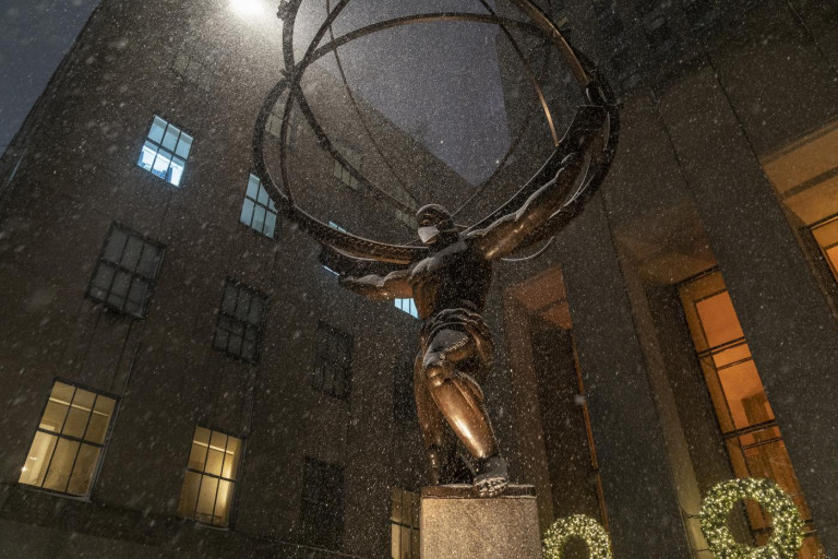 Forte nevicate a New York