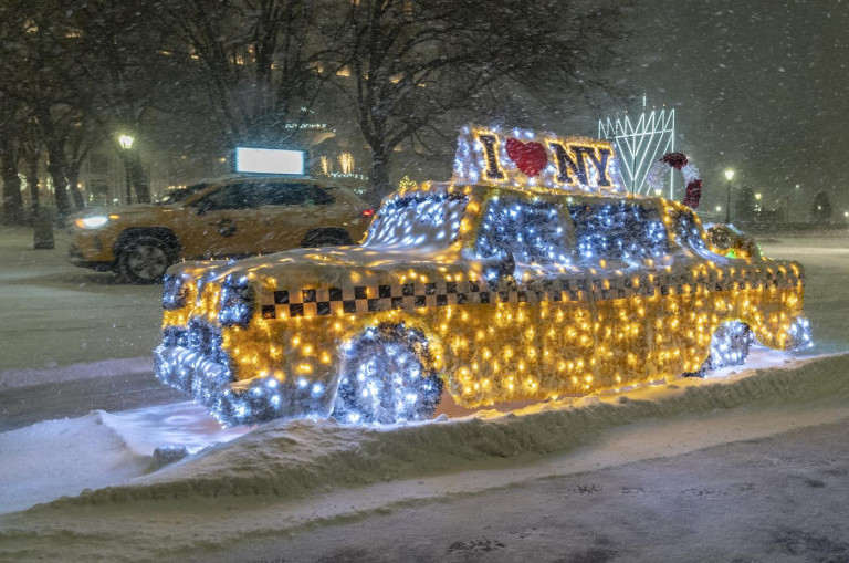 Forte nevicate a New York