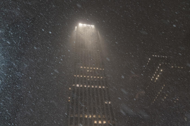 Forte nevicate a New York