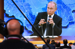 Russia, Vladimir Putin in conferenza stampa di fine anno