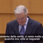 Brexit, Barnier: “Siamo al momento della verità, ultime ore per trovare l’accordo”