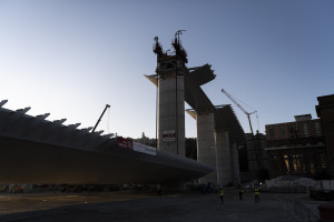 Genova, il cantiere per il nuovo viadotto sul Polcevera