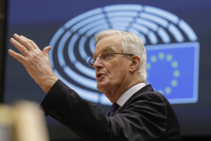 Brexit, discorso di Michel Barnier al Parlamento Ue