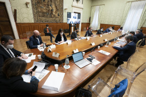 Recovery Fund, il Presidente Giuseppe Conte incontra a Palazzo Chigi il Movimento 5 Stelle