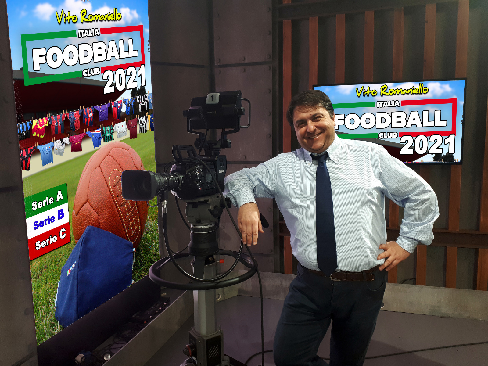 Vito Romaniello presenta “Italia Foodball Club”: “Vi porto in trasferta con un click”