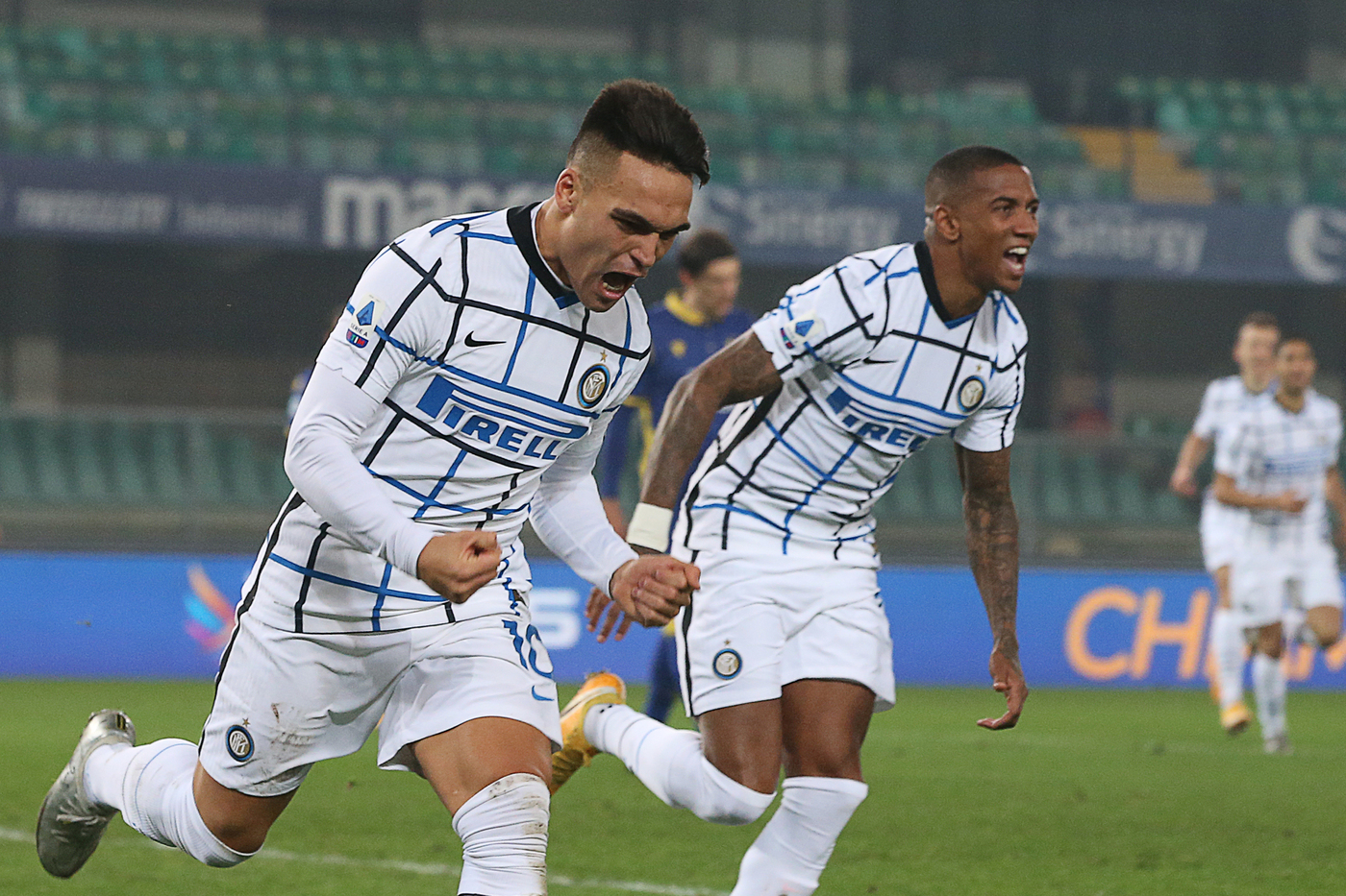 Inter cala settebello: 2-1 a Verona, nerazzurri secondi in classifica