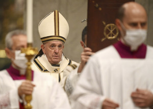 Messa di Natale di Papa Francesco nella Basilica di San Pietro in Vaticano