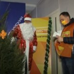 Russia, volontari portano doni a operatori sanitari e pazienti