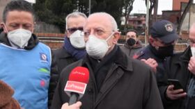 V-Day, De Luca: “Giornata simbolica, sembrava come sbarco in Normandia”