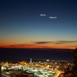 Genova, fotografata la stella cometa sopra la città