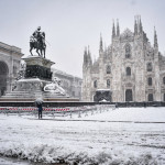 Ondata di maltempo: gelo al Nord, Milano sotto la neve