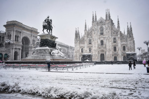 Milano sotto la neve: le foto della città imbiancata. 28 Dicembre 2020