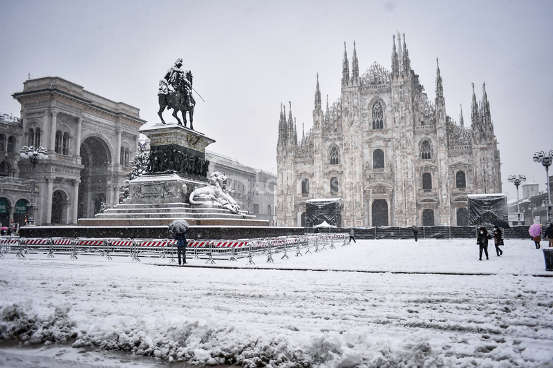 Ondata Di Maltempo: Gelo Al Nord, Milano Sotto La Neve - LaPresse