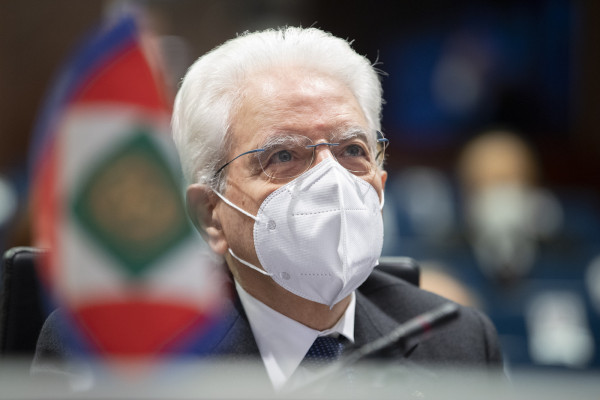 Il Presidente Sergio Mattarella alla sede del Comando Operativo di vertice Interforze