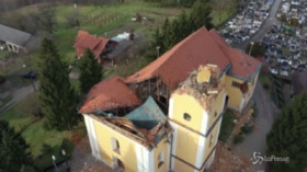Croazia, le immagini del drone mostra i danni del terremoto