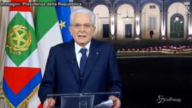 Mattarella: “Sono giorni in cui convivono angoscia e speranza”