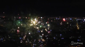 Capodanno: lo spettacolo dei fuochi d’artificio a Napoli
